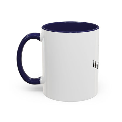 Worthy Christian Coffee Mug — Cross Faith Inspirational Accent Mug (11/15 oz)