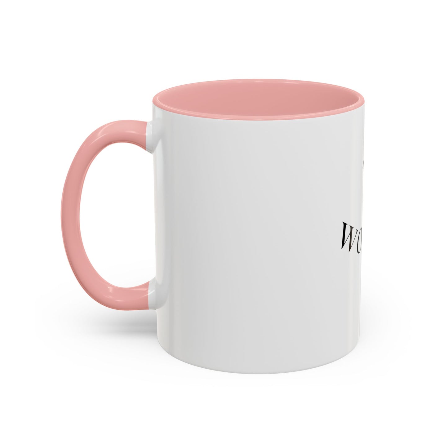 Worthy Christian Coffee Mug — Cross Faith Inspirational Accent Mug (11/15 oz)
