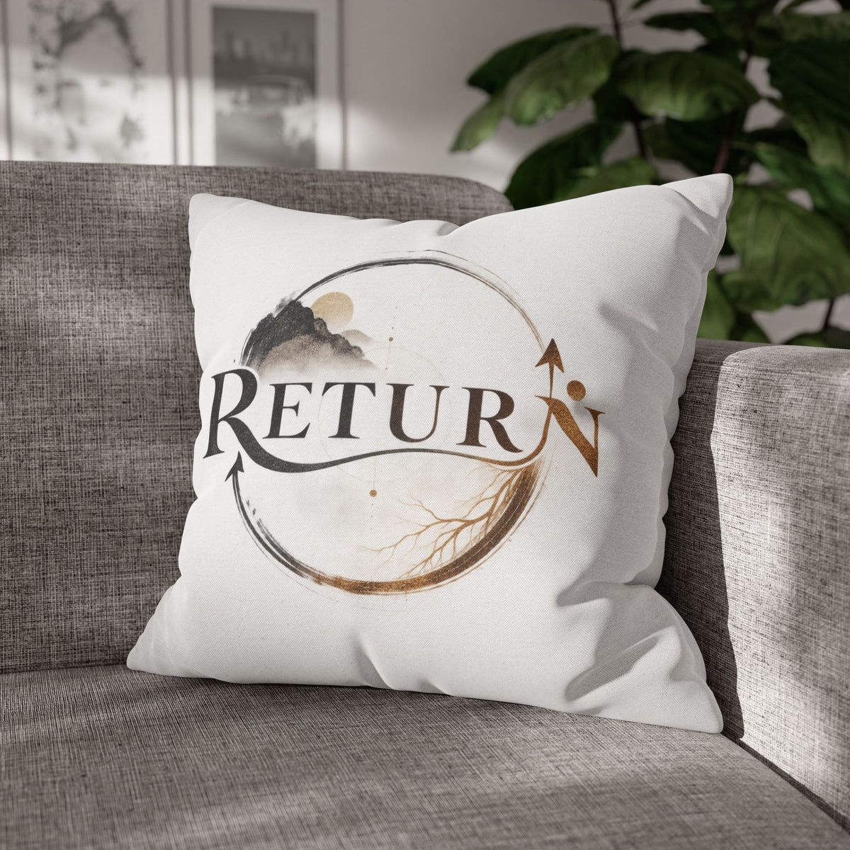 Copy of Spun Polyester Square Pillowcase