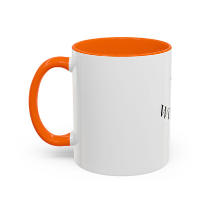 Worthy Christian Coffee Mug — Cross Faith Inspirational Accent Mug (11/15 oz)